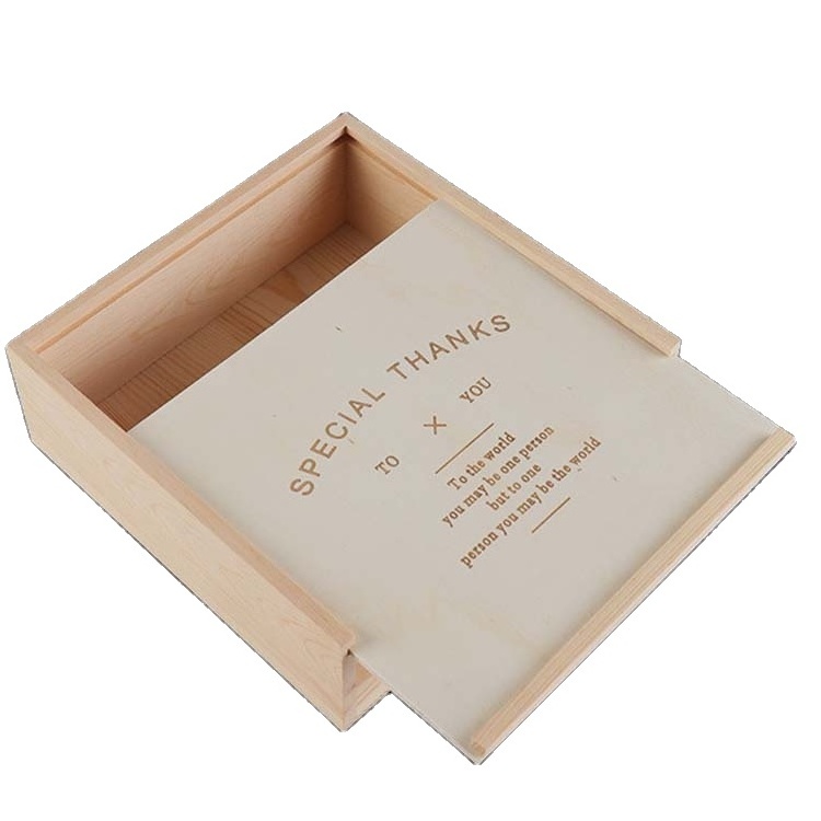 Biodegradable Wooden Restaurant Takeaway  box  Food Container Packaging Baker cake wood box