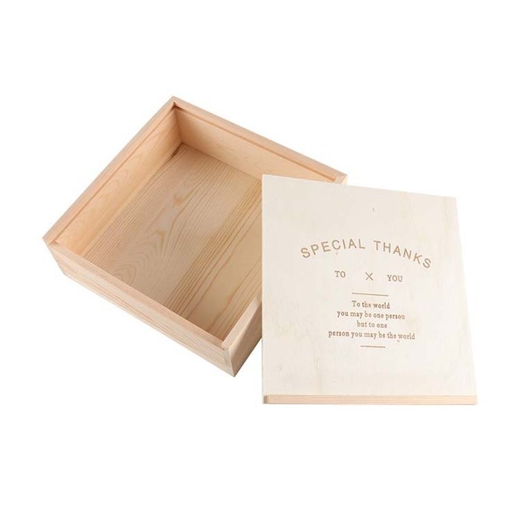 Biodegradable Wooden Restaurant Takeaway  box  Food Container Packaging Baker cake wood box