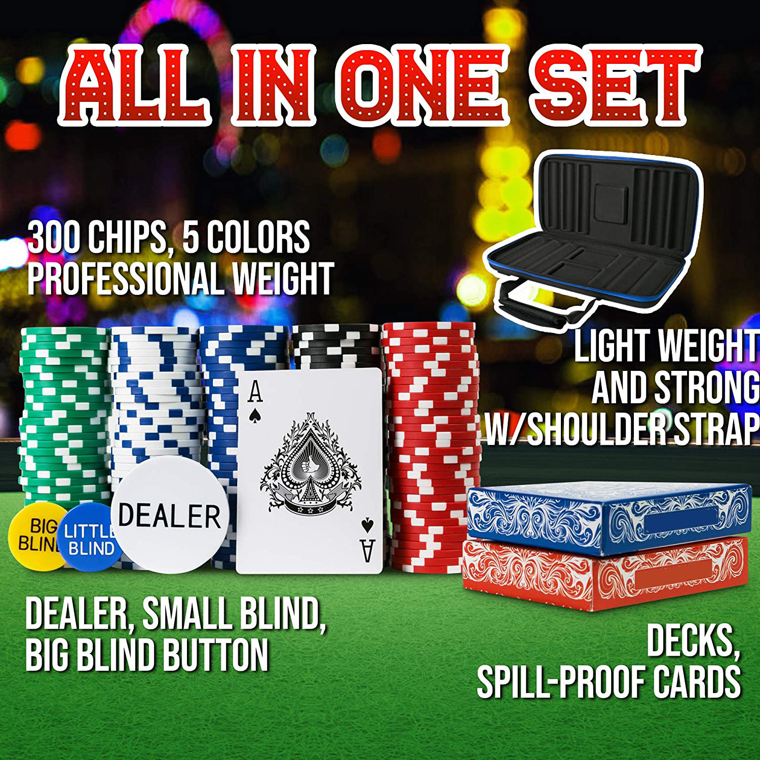 Custom Professional Travel Poker Black Game Chip Soft Shell Box Set EVA Poker Chips Case