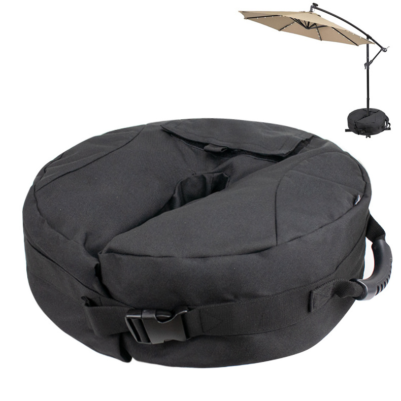 Outdoor Heavy Duty Round Beach Tent Sunshade Umbrella Sand Bags Umbrella Base Weight Bag