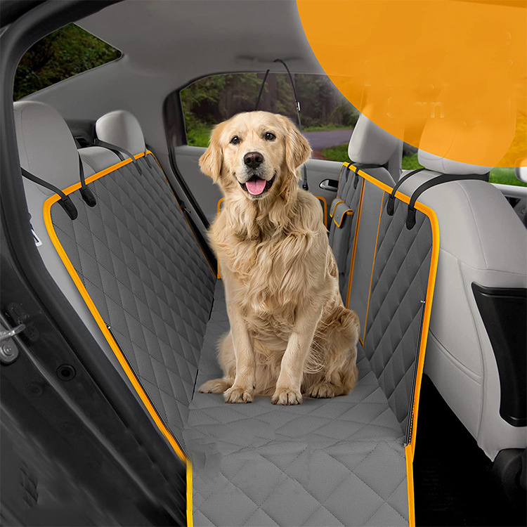 Waterproof Dog Car Seat Cover Hammock With Front Mesh Window