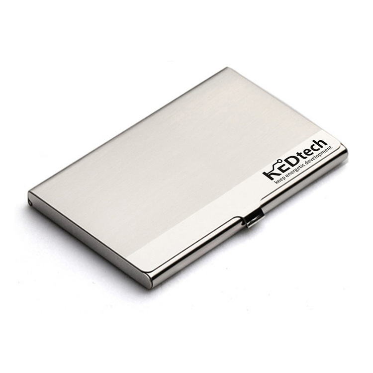 Customized Stainless Steel Business Card Holder With Logo