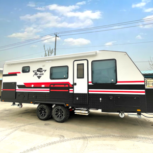 Luxury Off Road Camper Travel Trailer Caravan for Sale Teardrop Caravan with Large Window