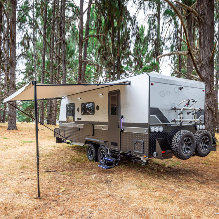 off road airstream camping trailer aluminum travel trailer american caravans 4x4 camper trailers rv shower toilet combo caravan