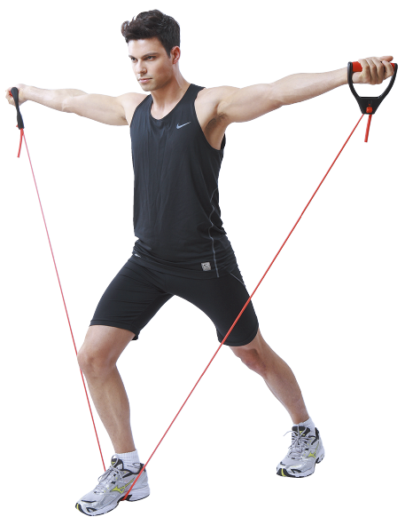 ALLWINWIN RST18 Resistance Tube - Length Adjustable Exercise Workout Band