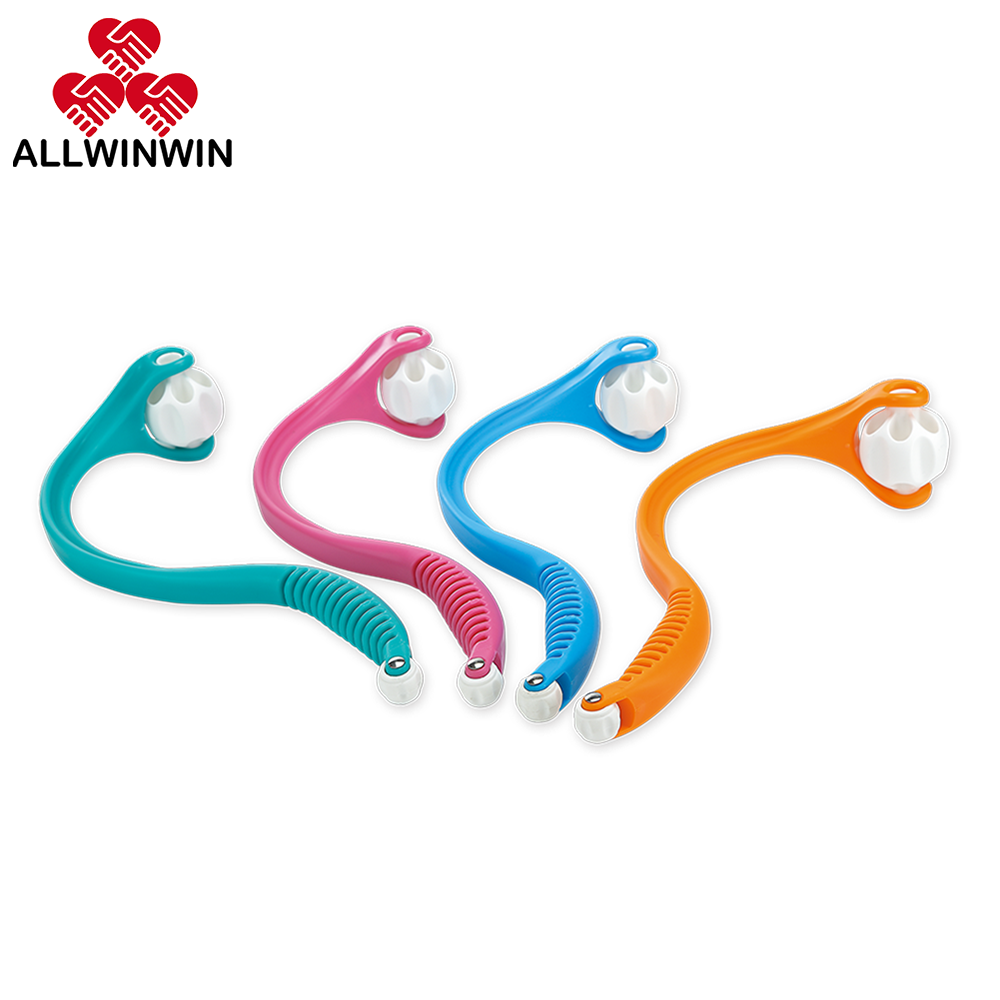 ALLWINWIN MCA06 Massage Cane - Back Roller Ball Muscle Hook Stick