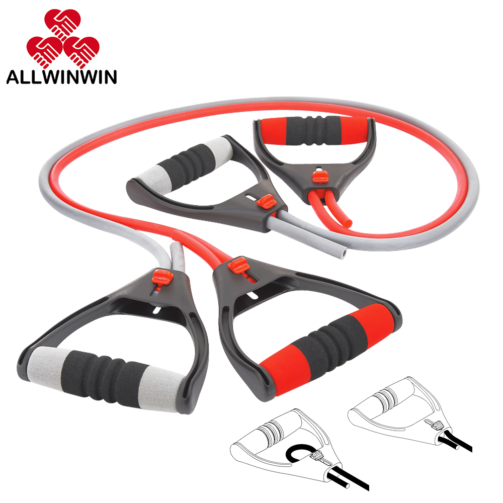 ALLWINWIN RST18 Resistance Tube - Length Adjustable Exercise Workout Band