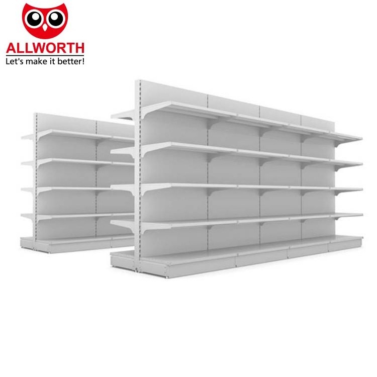 High Quality Standard Heavy Duty  Retail Store Display Racking Supermarket Gondola Shelves