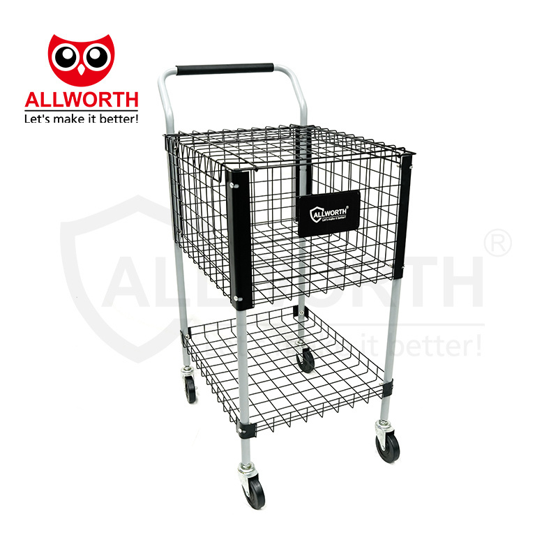 Tennis Ball Trolley With Divider Tennis Ball Basket With Wheels