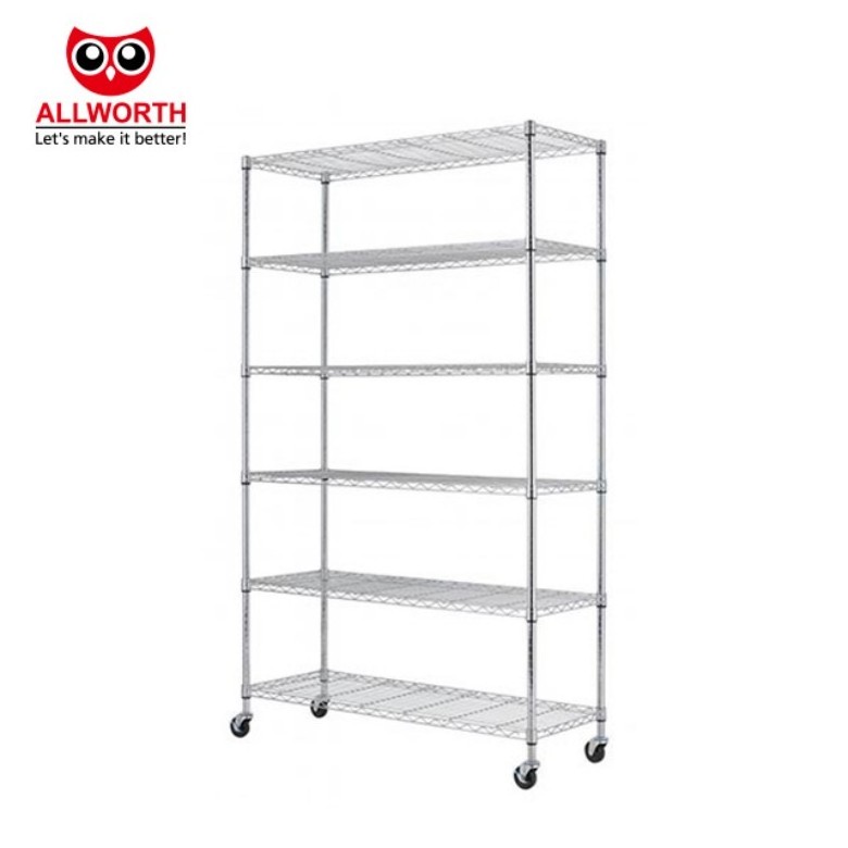 Home Storage Wholesale Adjustable Chrome Shelving Unit