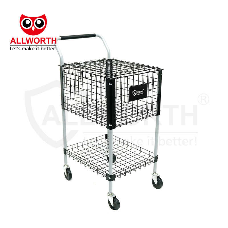 Tennis Ball Trolley With Divider Tennis Ball Basket With Wheels