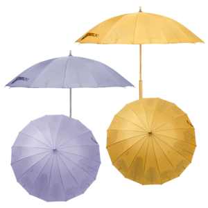 2024 Popular New Chinese Classic Wooden Straight Handle All-Season Umbrella for Adults