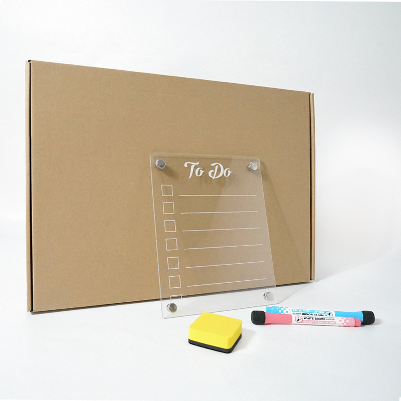 Hot Sale Interactive Acrylic Whiteboard Fridge Acrylic Dry Erase Board Acrylic Dry Erase Board