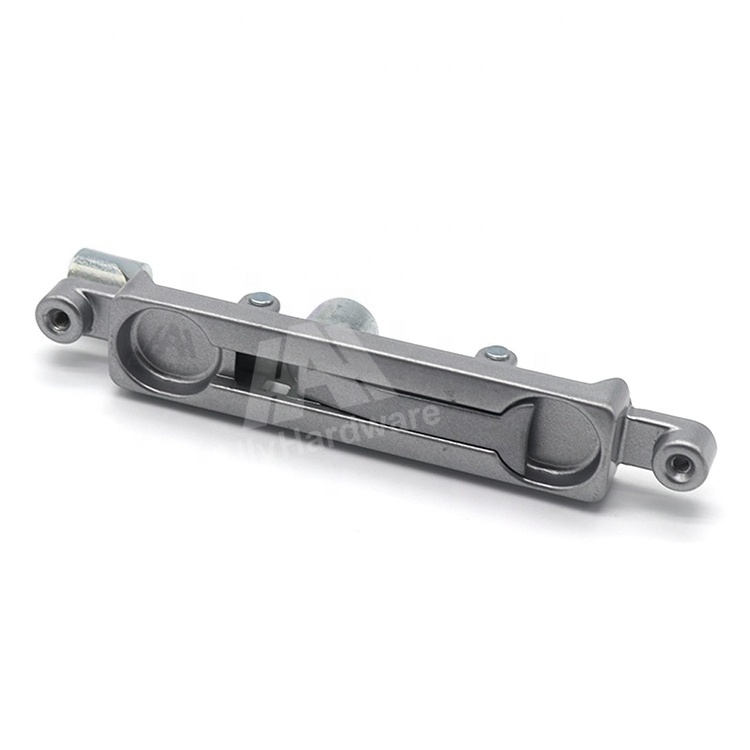 Single commercial door aluminum alloy flush bolt latch