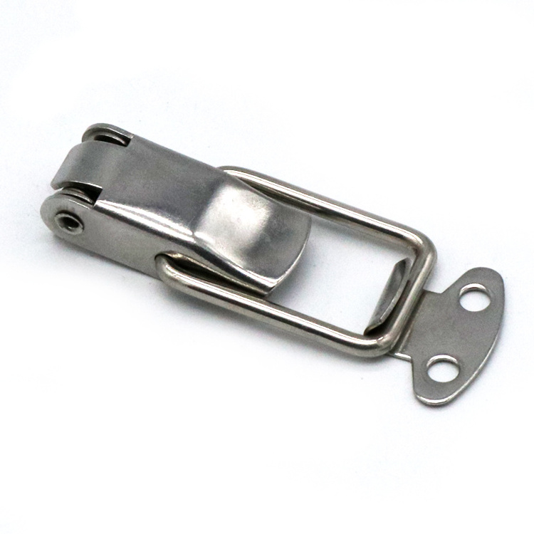 spring loaded stainless steel draw latch/tool box Locking hasp lock toggle latch