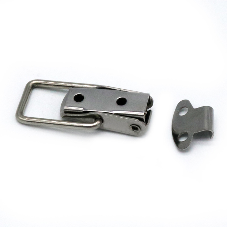 spring loaded stainless steel draw latch/tool box Locking hasp lock toggle latch