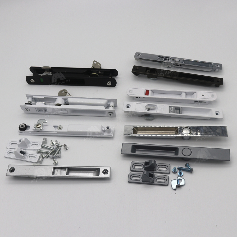 Aluminum Accessories Cylinder Crescent Sliding Window Lock