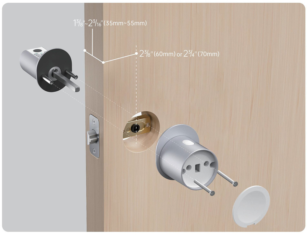 WiFi Keyless Entry Door Lock 4 in 1Smart Fingerprint Door Knob with Keypad Smart Door Lock For Hotel System