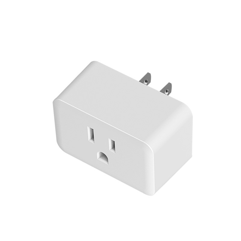 Matter over Thread Smart Home Mini Plug-in Socket 16A Smart Electric Timer Switch with Energy Monitor Smart Plug