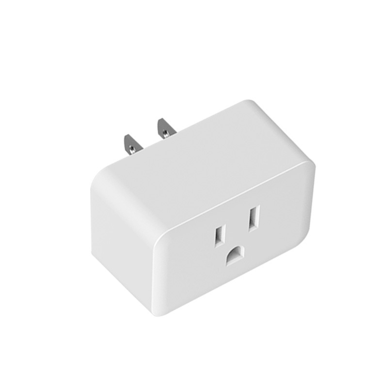 Matter over Thread Smart Home Mini Plug-in Socket 16A Smart Electric Timer Switch with Energy Monitor Smart Plug