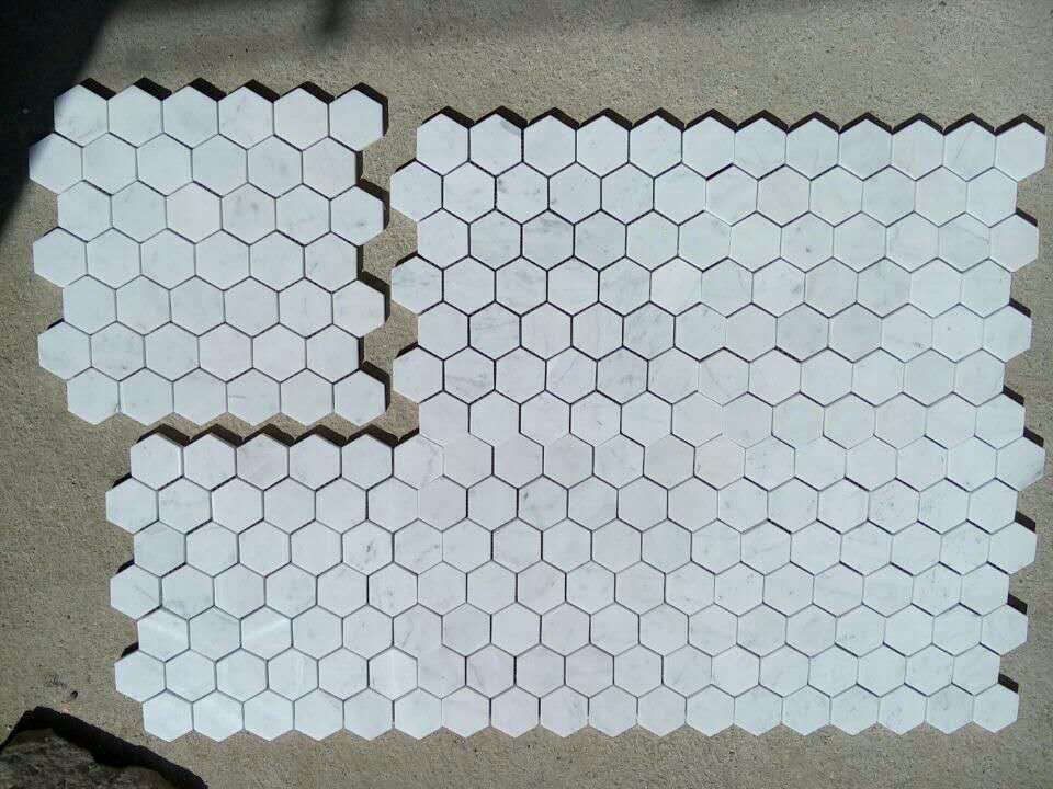 Wholesale Hexagon marble Mosaic Tile,Interior Wall ,Kitchen & Bathroom tile,300x300x10mm polished