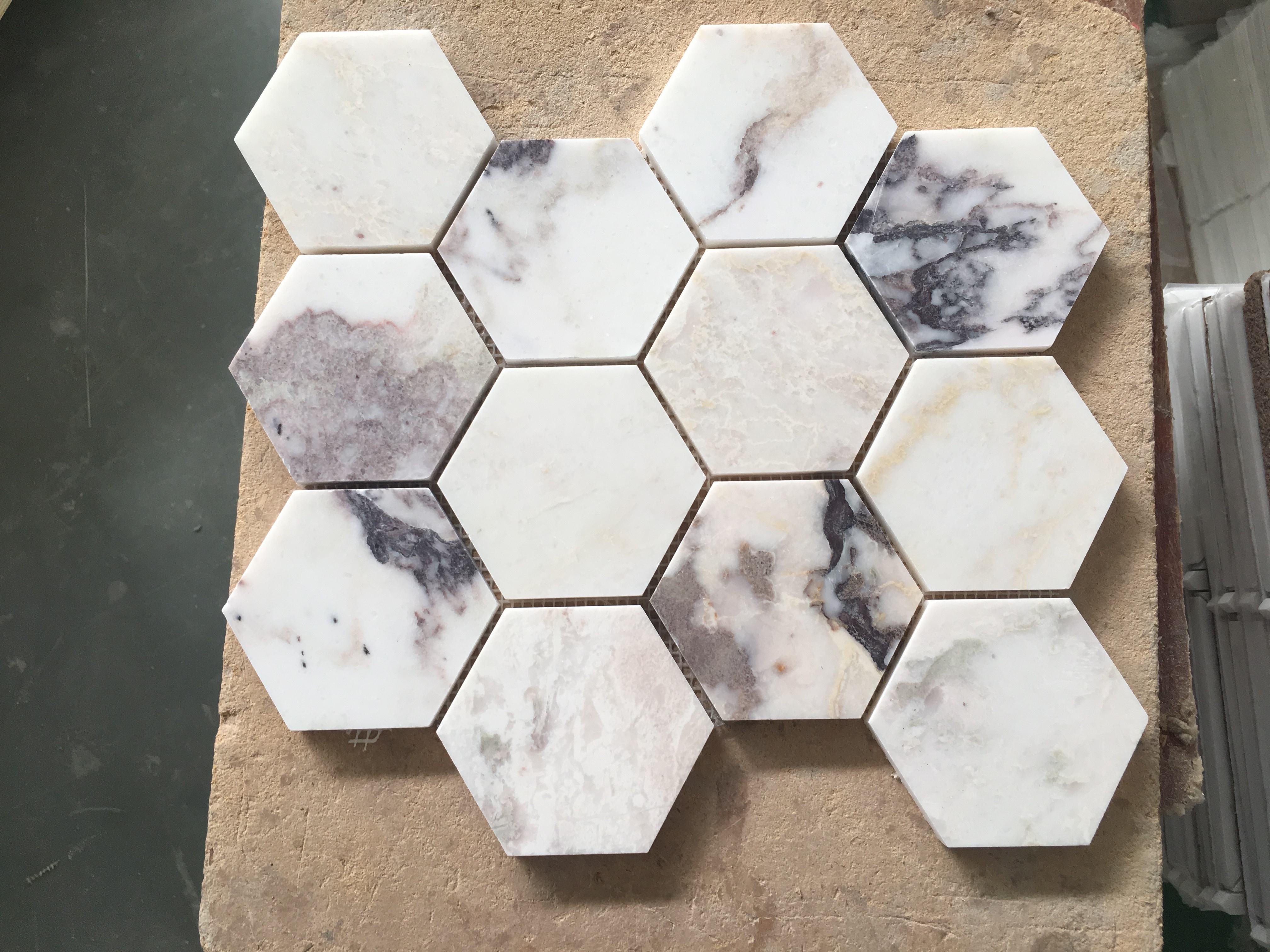 Wholesale Hexagon marble Mosaic Tile,Interior Wall ,Kitchen & Bathroom tile,300x300x10mm polished