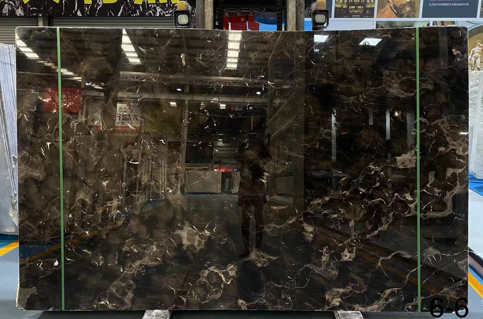 Beautiful Black Brown Wholesales China Dark Emperador Marble Big Slab or Tile Sizes