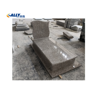 Customized gravestone G664 Red G603 White Granite for Good Quality Headstone Granito Europe Style Tombstone