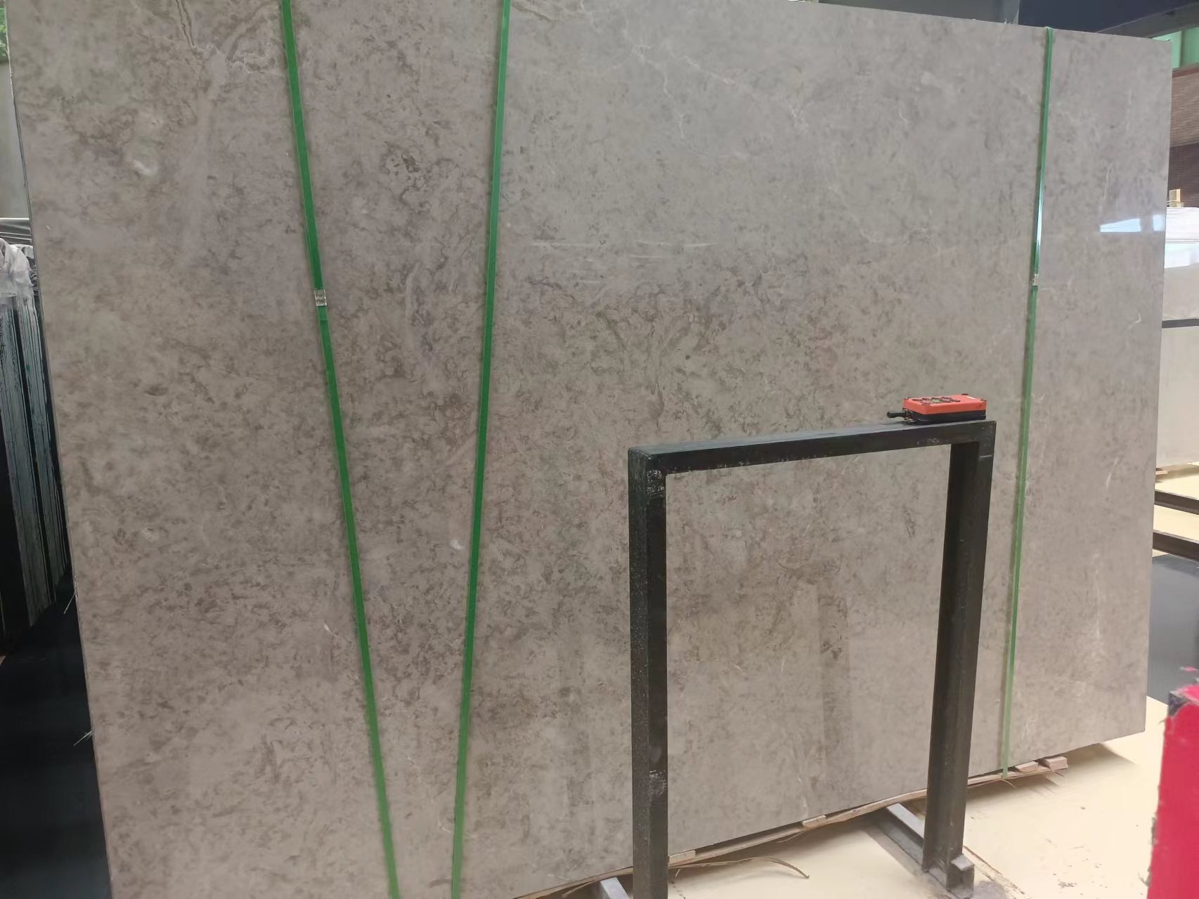 China Dark Gray Lovina Grey Marble Polished Slabs For Interior Flooring Natural Stone