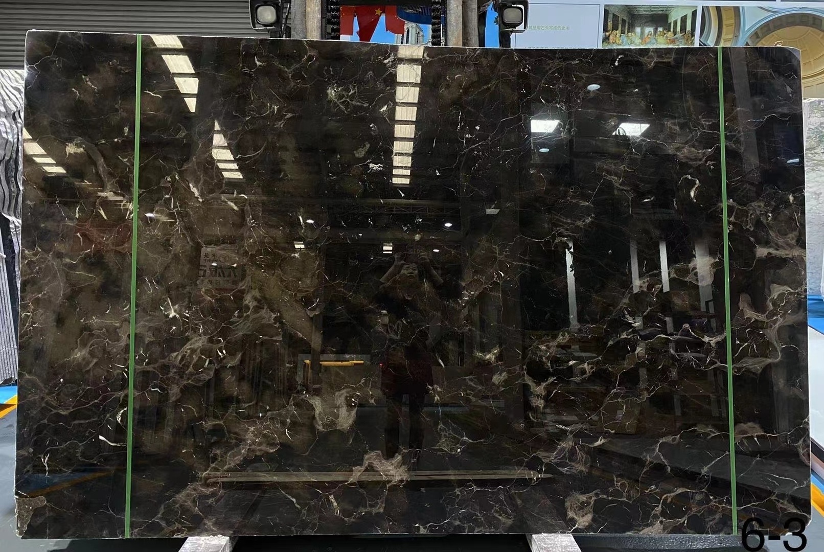 Beautiful Black Brown Wholesales China Dark Emperador Marble Big Slab or Tile Sizes