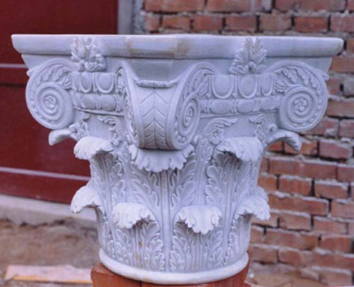 New Arrival customized Stone Column garden stone column for luxury house decor Roman Pillars and stone column cladding