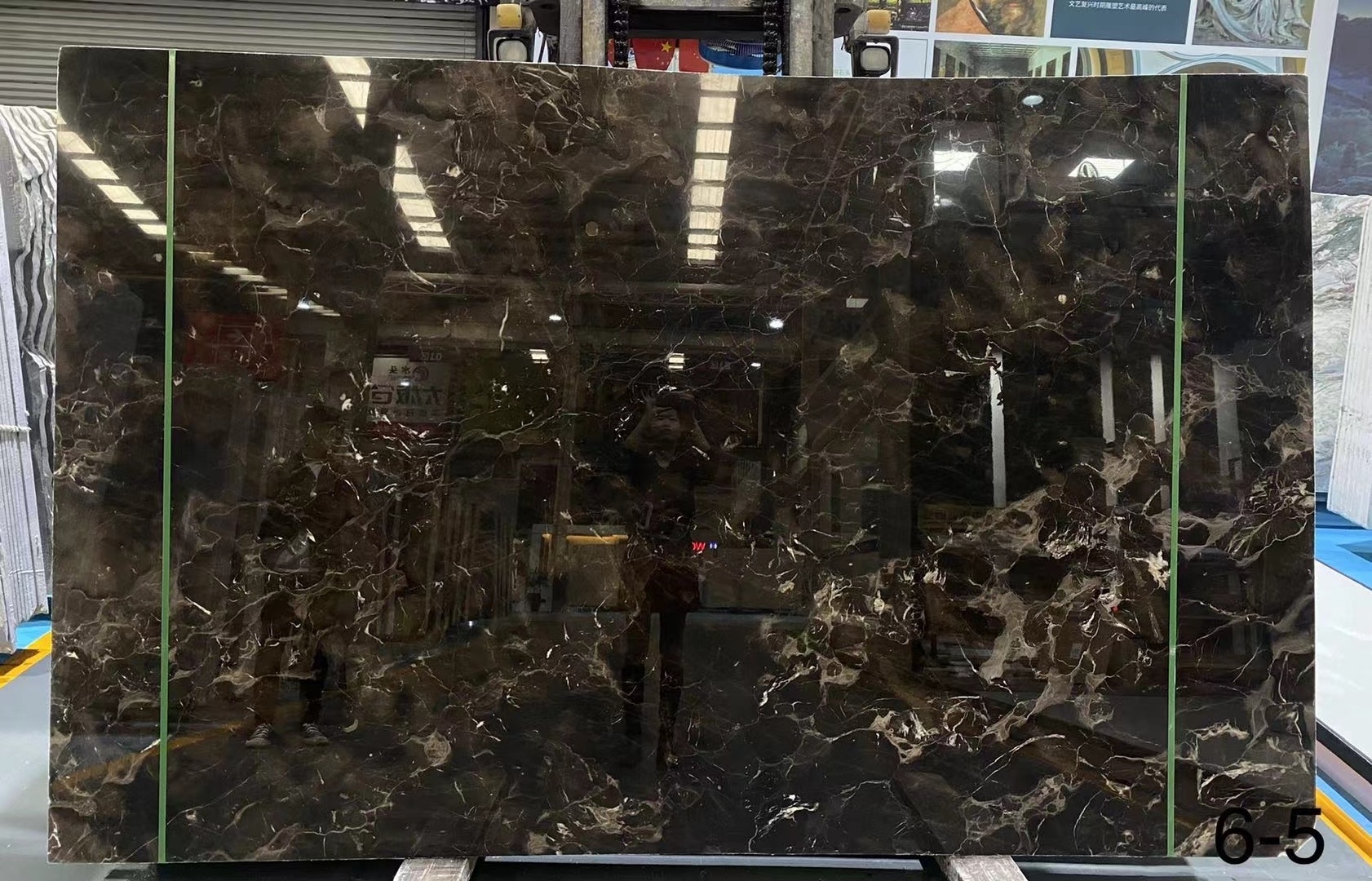 Beautiful Black Brown Wholesales China Dark Emperador Marble Big Slab or Tile Sizes