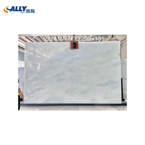 Allystone Natural Stone Onyx Marble Luxury Interior Decoration Sapphire Blue Crystal Marble Slabs Countertop