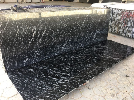 Allystone  Granite Manufactures Black Marquina Granite New Design Steps Anti Slip Granite Steps