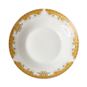 Nice design dining tableware ceramic plate porcelain dinner plate