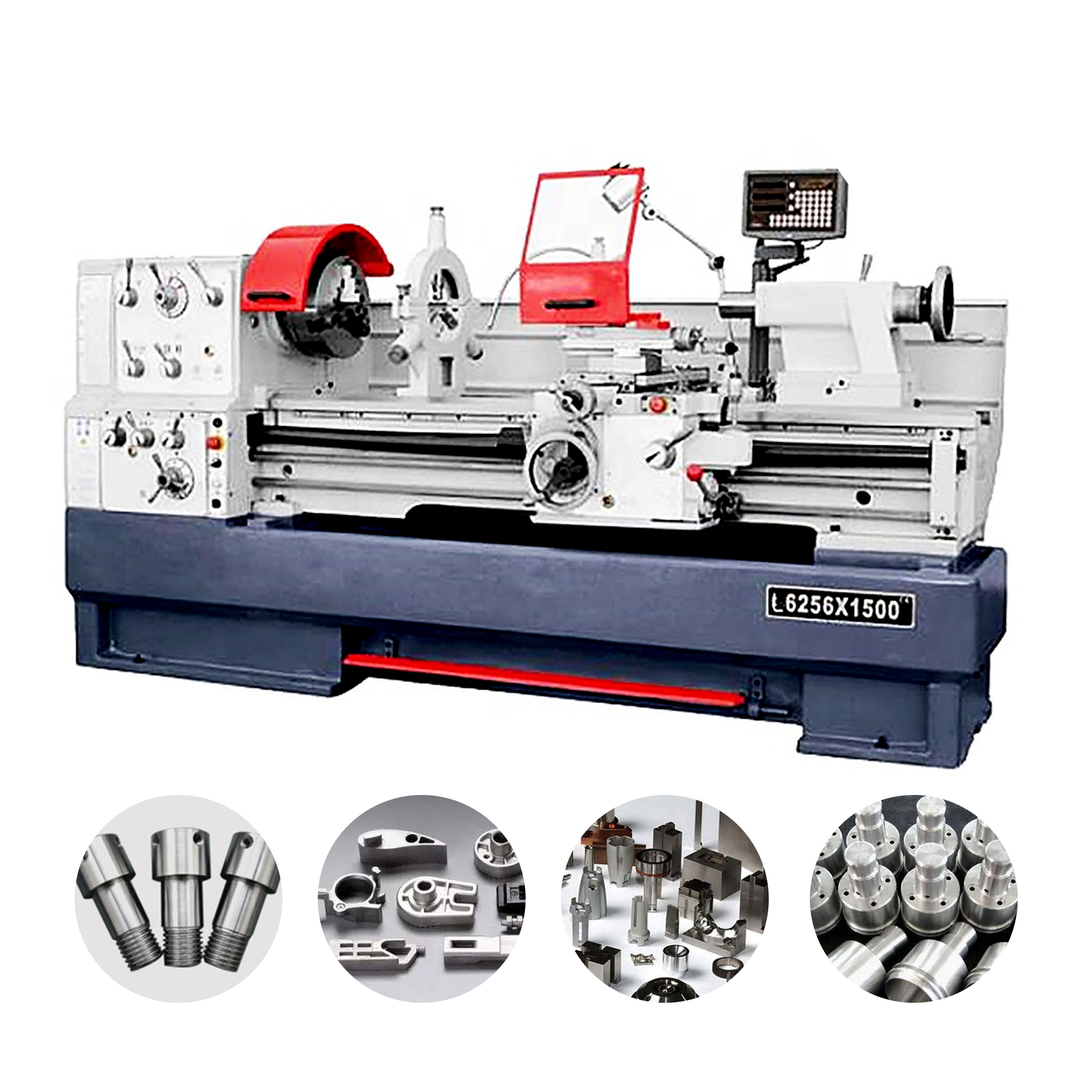 High Speed Tornos-para-metal Metal Manual 6240*750 Gap Bed Torno  Lathe Machine Long service life