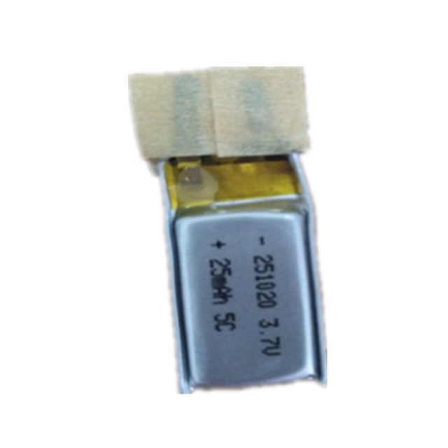 251020 3.7V 25mA li-polymer battery 3.7v ultra thin lipo battery