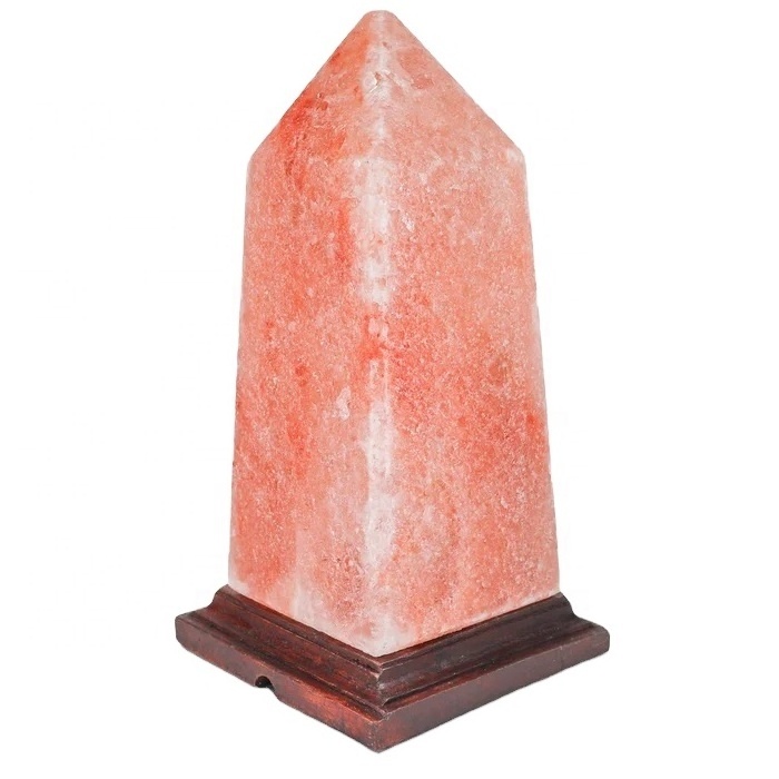 Himalayan Glow White Salt Lamp Natural Night Light Handmade With Neem Wooden Base Room Decorative Accessories