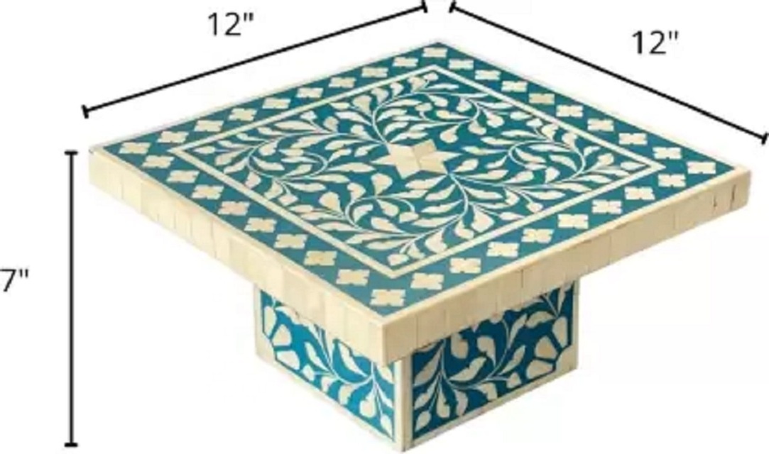 Top Quality Handmade Bone Inlay Cake Stand Party Birthday Wedding Anniversary Cake Accessories