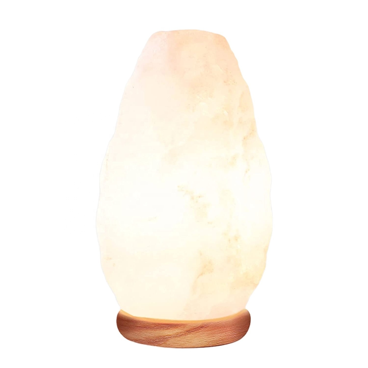 Natural Himalayan Glow Hand Crafted White Salt Lamp Light Lamp Table Desk Decoration