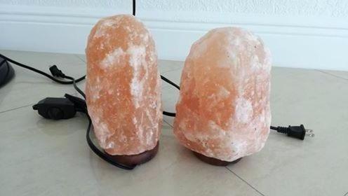 Natural Himalayan Glow Hand Crafted White Salt Lamp Light Lamp Table Desk Decoration