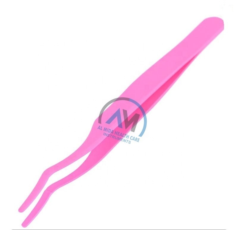 False Eyelash Tweezers Applicator Eyelash Extension Curler Nipper Clip Clamp