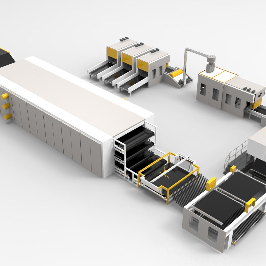 Full Production Line for Soft Wadding Manufacturer