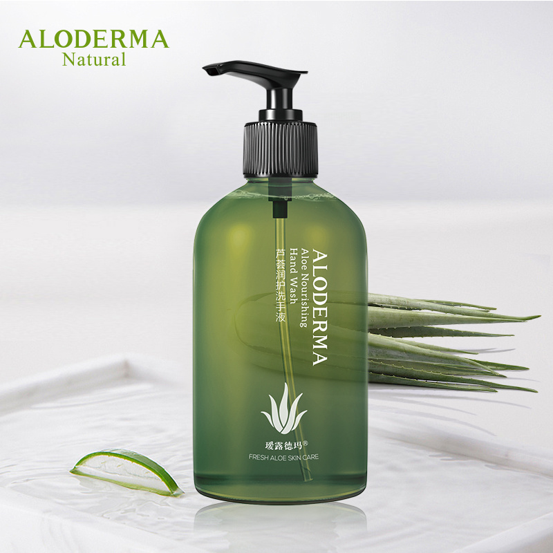 Aloderma Aloe Liquid OEM Hand Wash Soap Non-Irritating Natural Botanical Ingredients Sensitive Skin Moisturizing Liquid Soap 300