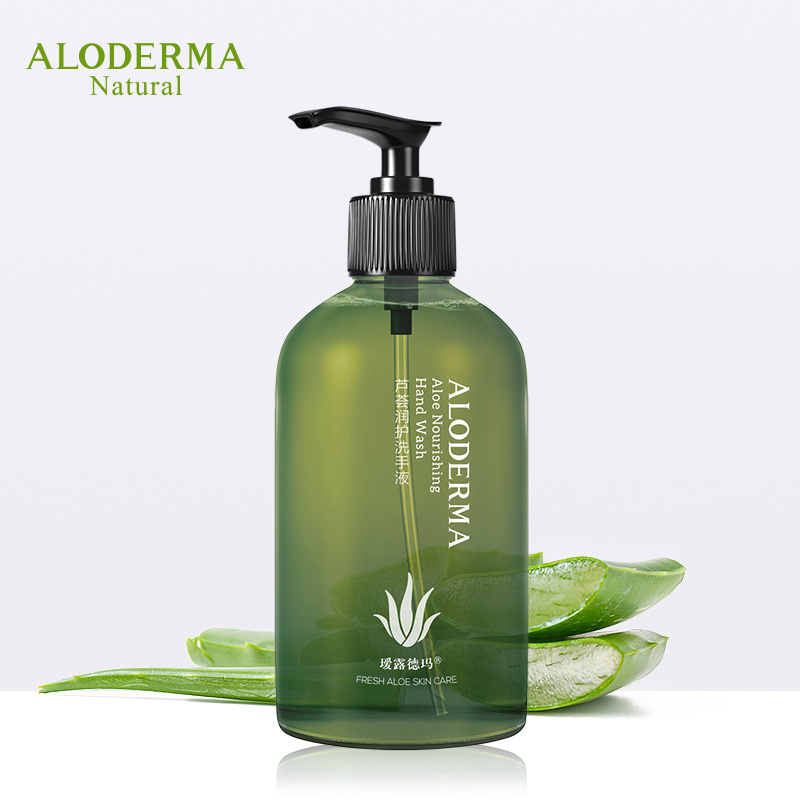 Aloderma Aloe Liquid OEM Hand Wash Soap Non-Irritating Natural Botanical Ingredients Sensitive Skin Moisturizing Liquid Soap 300