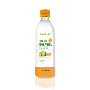 US BRAND HOT SELL DRINKS AloeCure Sugar Free Refreshing Aloe Drink-Lemon/Mango/White Peach Ready-to-Drink Aloe Drinks