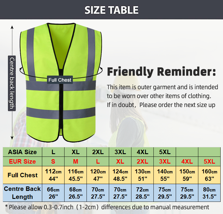 Chaleco Tool High Visibility Jacket Saftey Workwear Protective Work Wear Reflector Vest Belt Reflective Safety Clothing