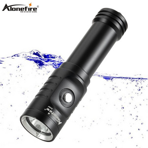 Alonefire DV57 XM-L2 Led Diving flashlight 100m Waterproof Outdoor Travel Hike Mini Underwater fill light Dive Torch Scuba lamp