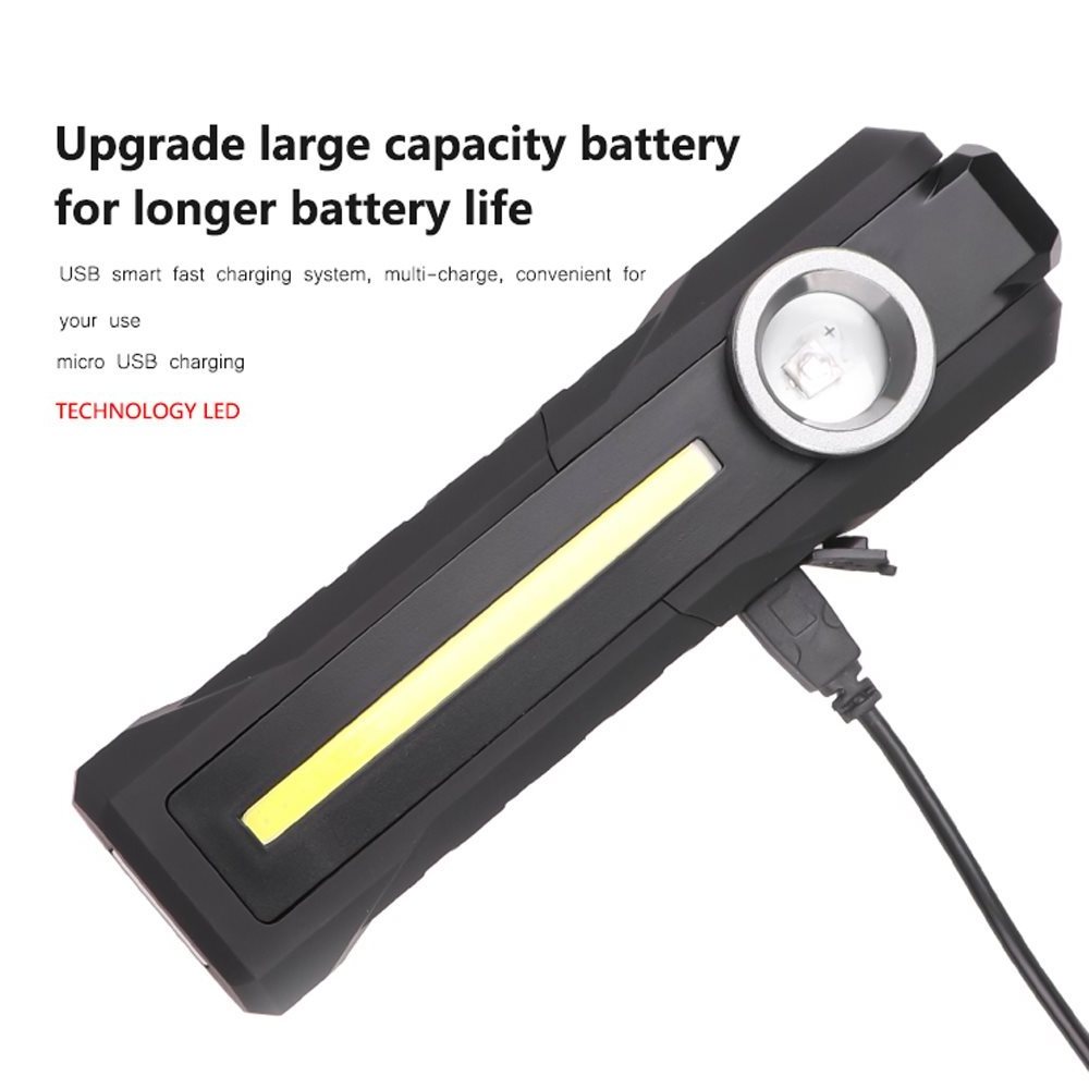 Alonefire Z3 3 in1 LED COB Flashlight Usb Rechargeable Magnetic UV detector lamp Portable multifunction Travel Hike Work Light