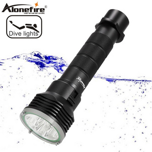 Alonefire 5x L2 LED DV35 Diving Bright light flashlight 200m Underwater Outdoor Spotlight dive torch waterproof Fishing lamp